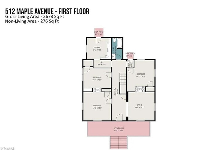 Foto del edificio - Amazing 7 Bedroom 2 bathroom updated home for rent in Burlington, NC