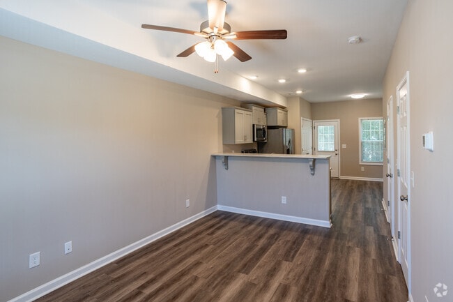 2BR, 1.5BA - 1,050SF - Living Room - 55 Durrett Dr
