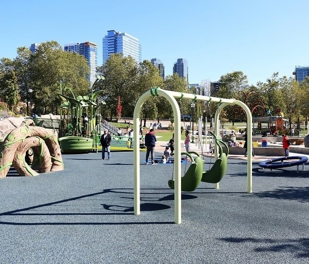 The Inspiration Playground is located in Bellevue Downtown Park