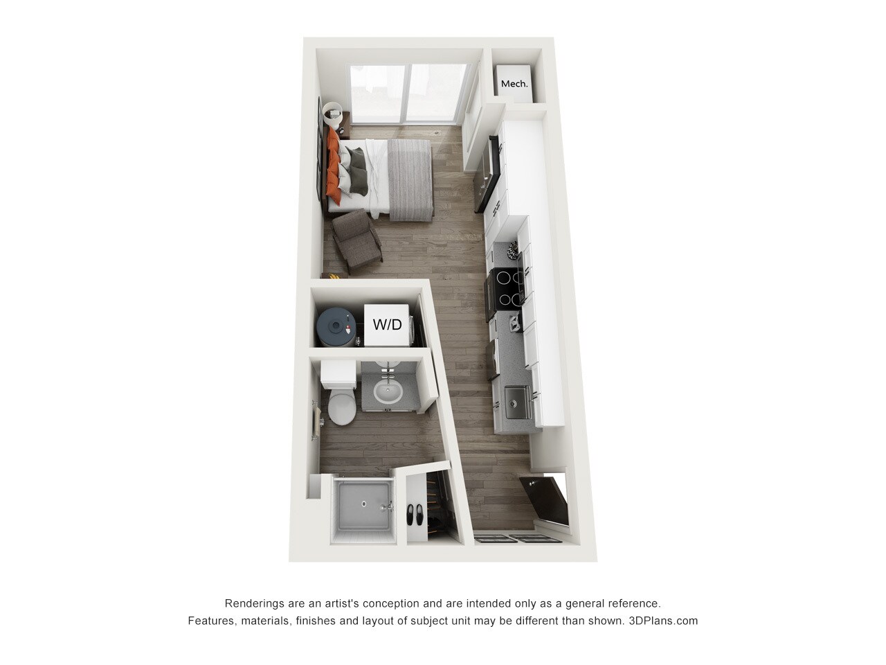 Foundry Lofts – Studio A (alternative)