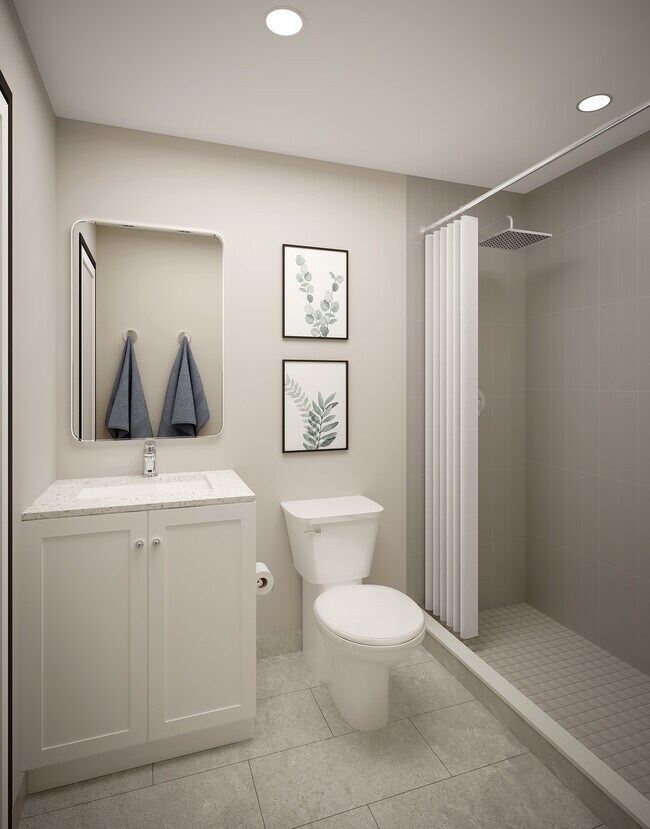 Salle de bain - Campus Gate Residence's