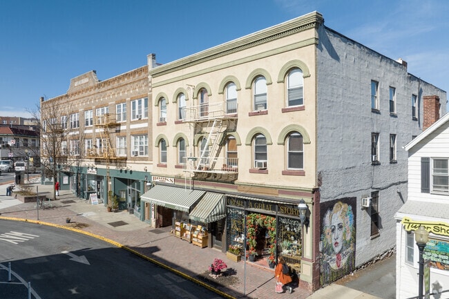 Downtown Montclair, NJ has an artsy city feel in a suburban setting.