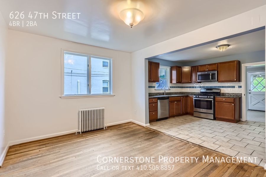 4 bed, 2 bath I 2550 626 47th St Baltim... House Rental in
