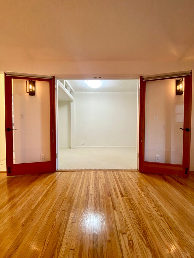 french doors to den - 8266 Waring Ave