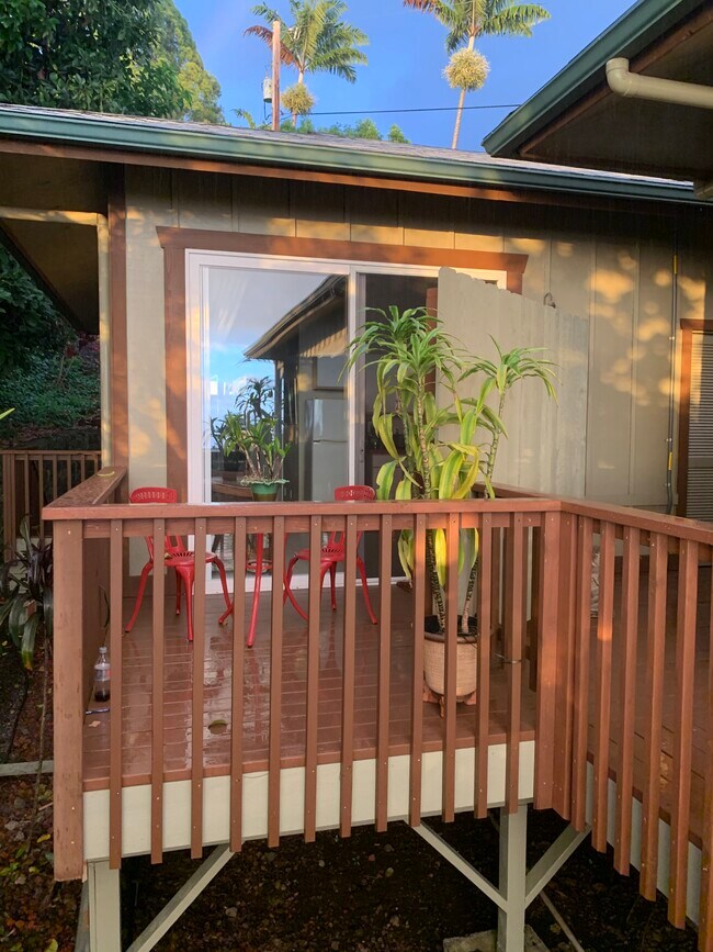 Your private lanai - 77-6128A Mamalahoa Hwy