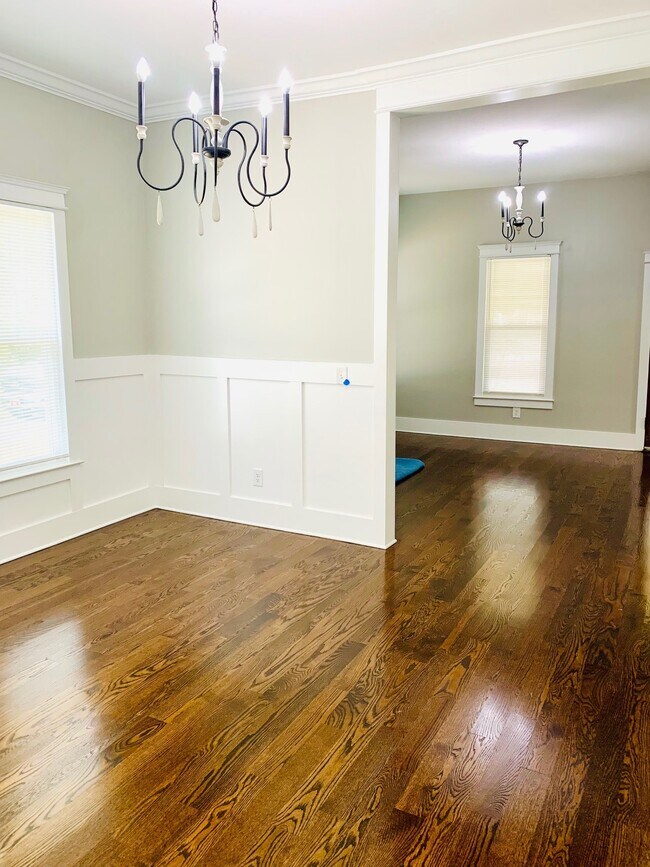 Dining room - New wood floors - 124 Forrest St
