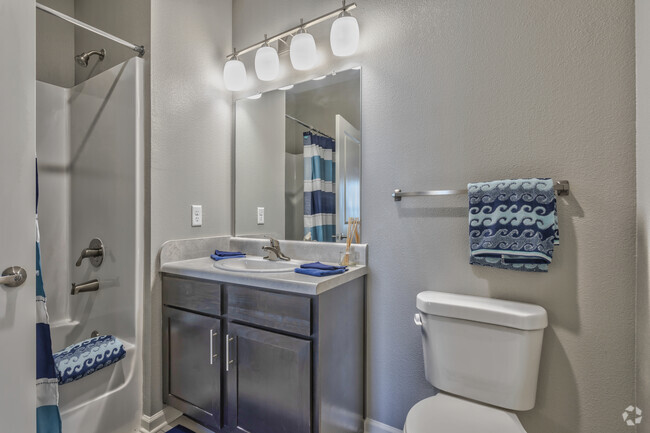 2BR, 2BA - 935 SF - Bathroom - 3 Springs Apartments