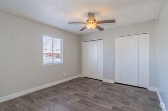 A1 - 1BR, 1BA - 550SF - Bedroom - Mariposa Flats