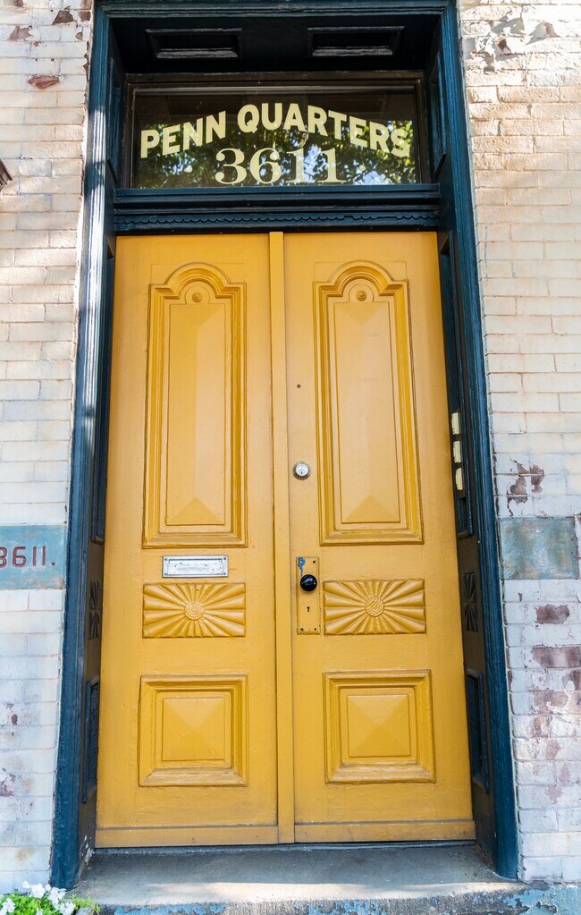 Front door to apartment - 3611 Penn Ave