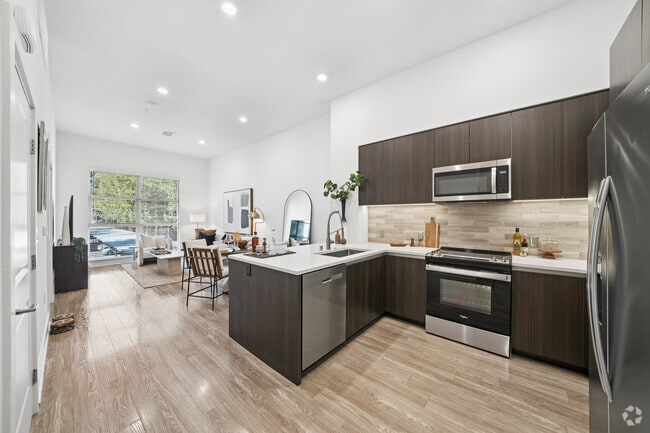 A5 - 1BR, 1BA - 736SF - Kitchen - Overlook at Walnut Creek