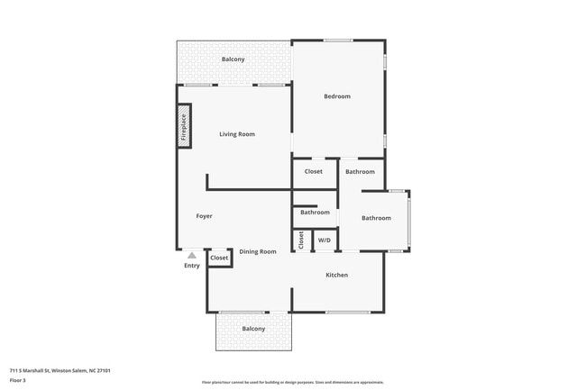 Building Photo - 711-D Marshall St-1BR/1BA Third Floor Condo, Near Old Salem