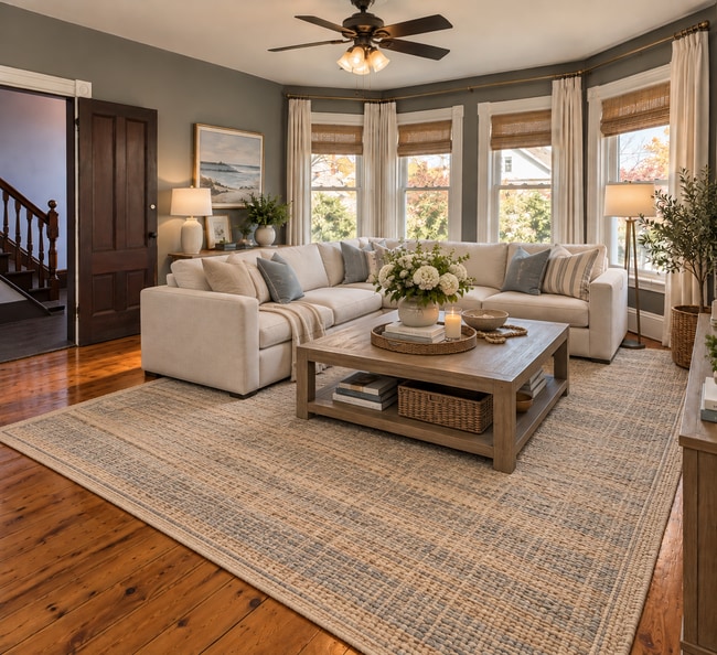 Light and bright living room, perfect for entertaining. *Virtually staged* - 143 North St