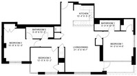 3 Bed/2 Bath-D03