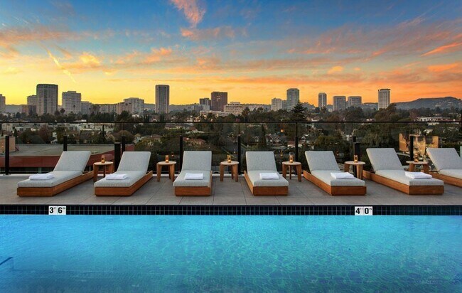 View from Rooftop at Ten 310 in Los Angeles, CA. - Ten310