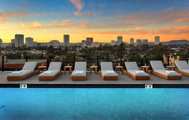 View from Rooftop at Ten 310 in Los Angeles, CA. - Ten310