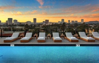 View from Rooftop at Ten 310 in Los Angeles, CA. - Ten310