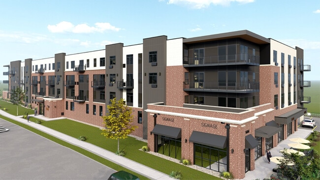 Exterior Rendering - Latitude 44 Apartments