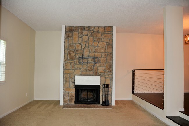 cozy living room with fireplace - 1323 Westbrooke