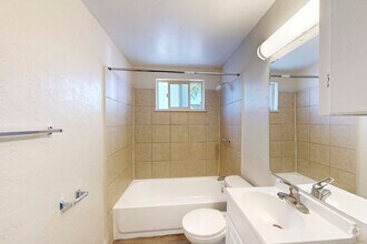 2BR, 2BA - 750SF - Bathroom - Alpine Flats