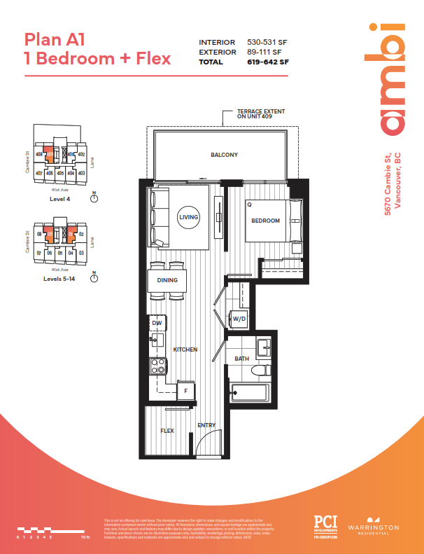 Floorplan - Ambi on Cambie