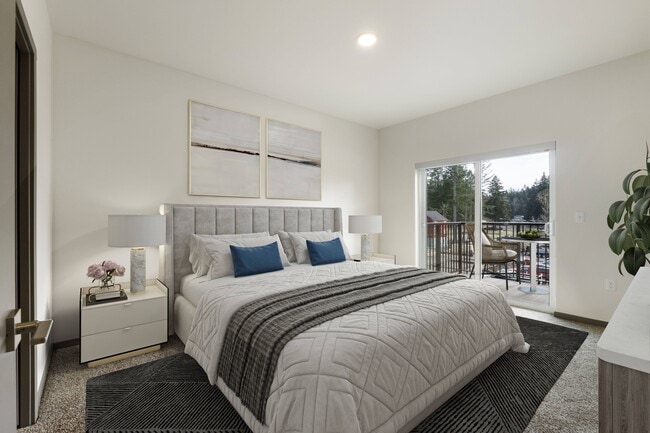 Red Cedar Furnished Guest Bedroom - The Lodge