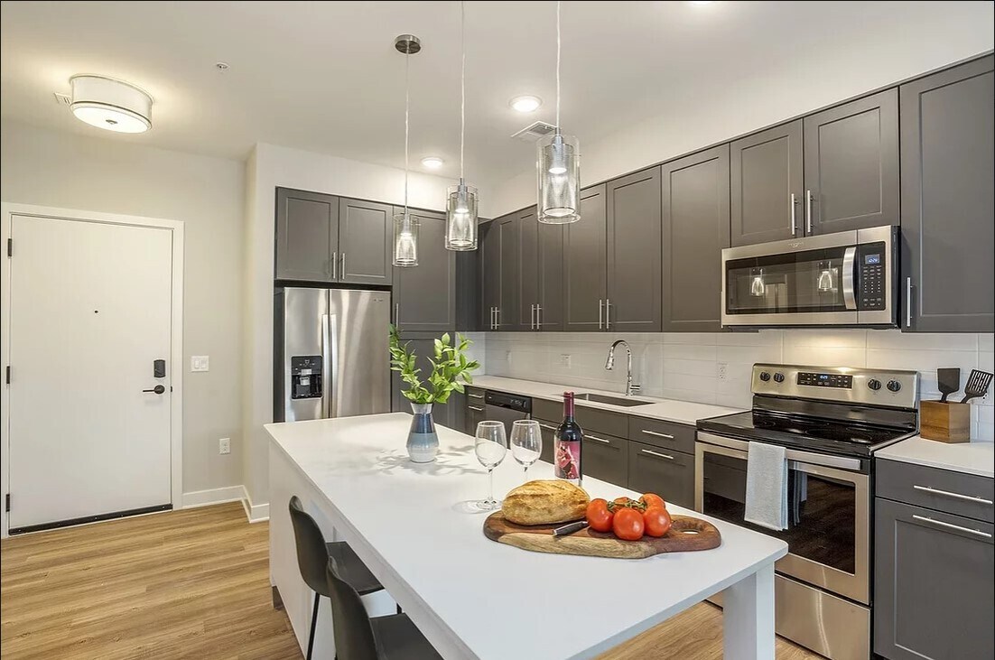 The Bellagio Waterfront Marina Living Apartments at 1384 Empire