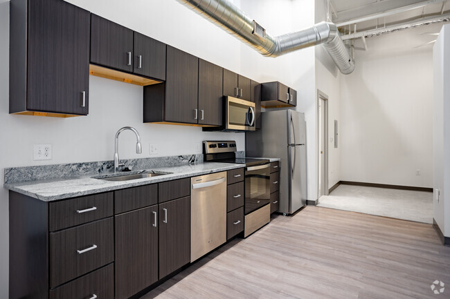 Estudio - 540SF - Cocina - Bowstring Lofts