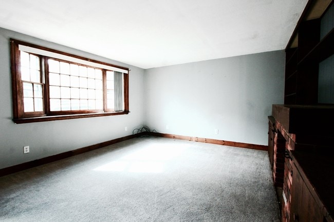 living room with fire place - 82 Flint St