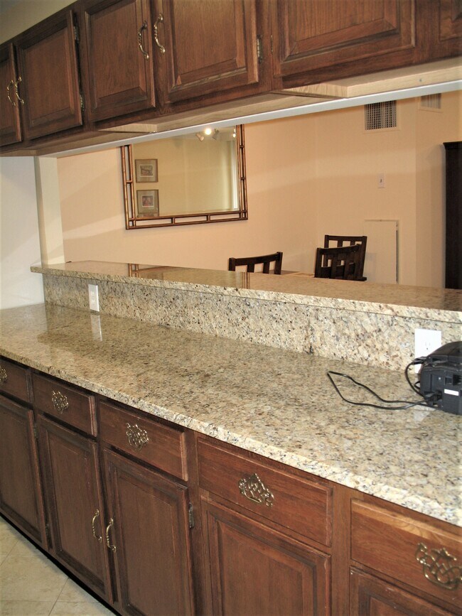 Large Galley Kitchen with Pass Through to Dining Room - 2555 Pennsylvania Ave NW