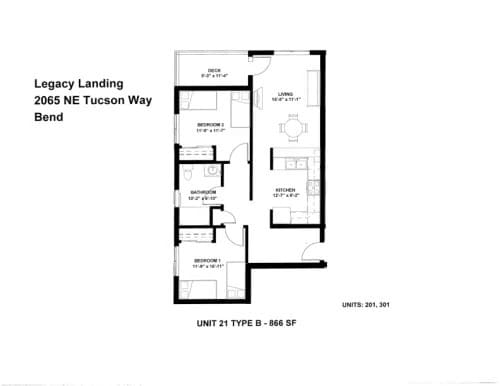 Floorplan - Legacy Landing
