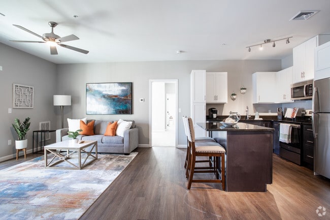 Living Room / Kitchen - Cobblestone Village Apartments