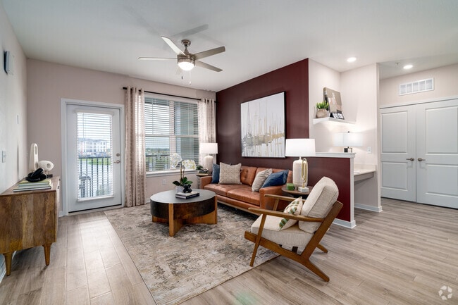 2BR, 2BA - 1,165SF - Living Room - Integra Heritage