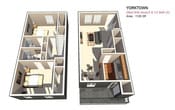 Two Bed / Two and a Half Bath - Townhome