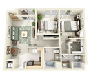 Two Bedroom / Two Bath