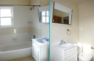 Bathroom (2BR) - Liberty Bell Village Apartments