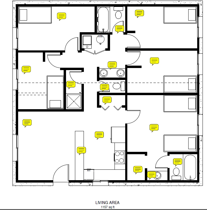 3BR/3BA - Stadium Way Apartments