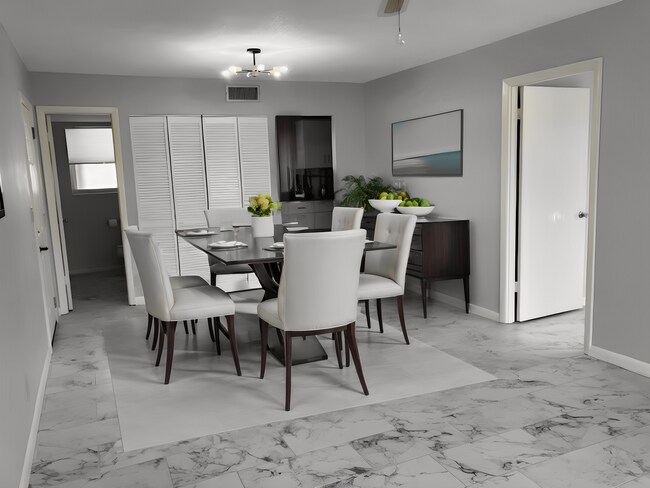 Sala de estar (comedor), amueblada - 317 Lake Evelyn Dr