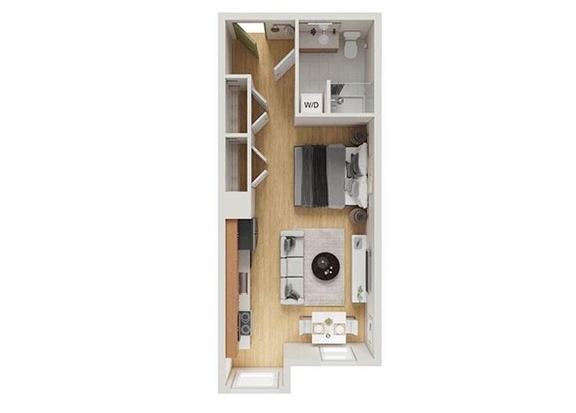 Plano de planta - Sol Apartments