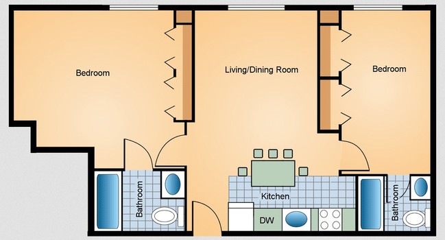 Plano de planta - Burrowes Corner