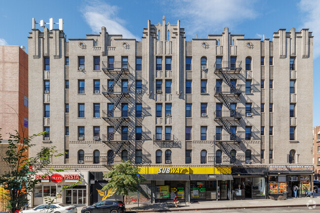 Straight on view from Bedford ave - 1040 Carroll St