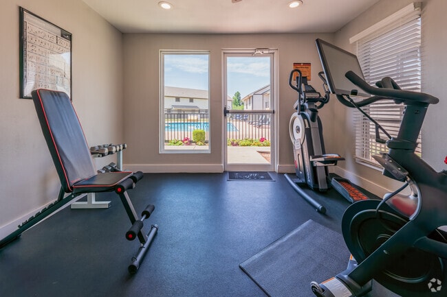 Fitness room - Rock Canyon Apartments