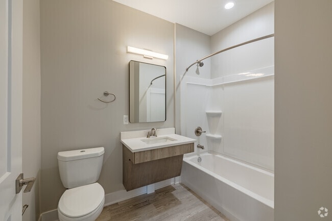 1BR, 1BA - 754SF - Bathroom - Northridge Meadow Apartments