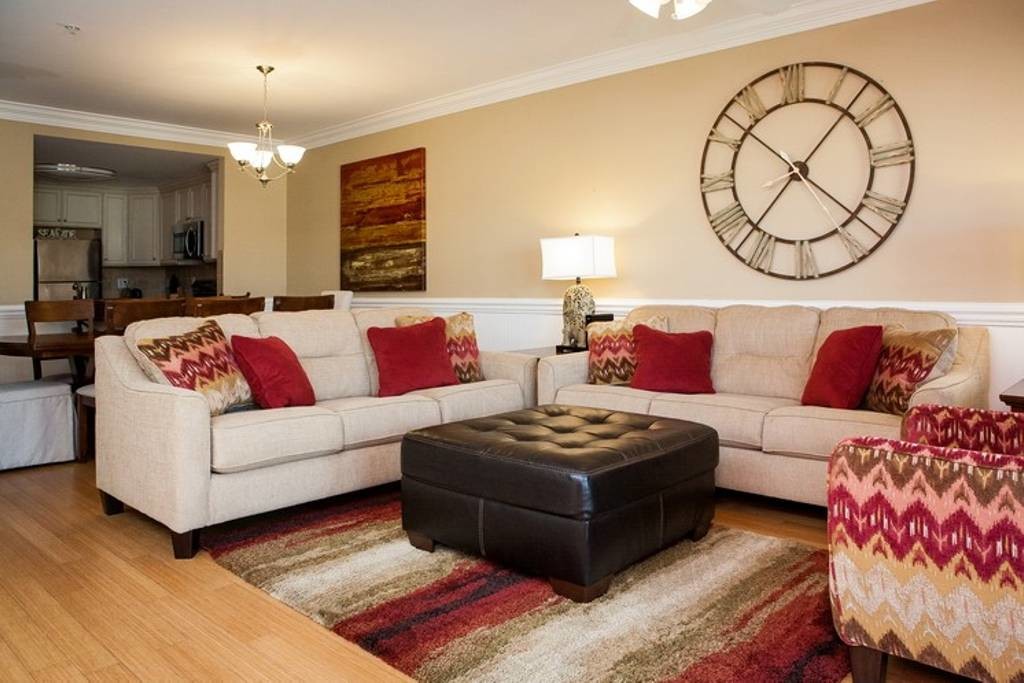 two sofas in large living room - 3 15th St