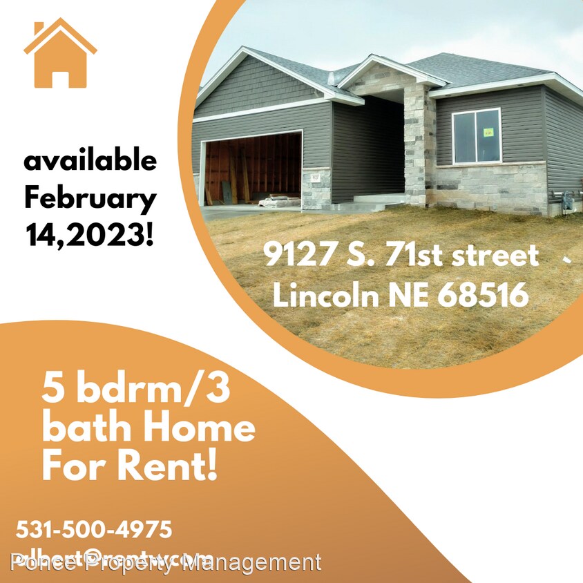 5 br, 3 bath House 9127 S. 71st Street House Rental in Lincoln, NE