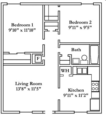 2BR/1BA - Breaux Bridge Apartments