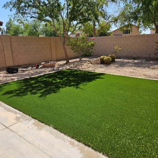 Nuevo césped en el patio trasero (continuación) - 20408 N 70th Dr