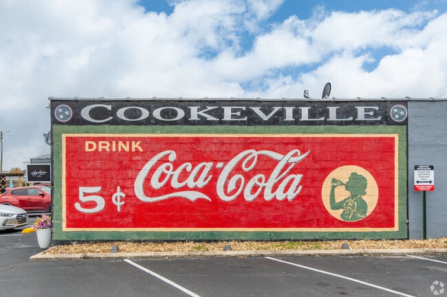 Cookeville has an art program with many murals including the Coca-Cola mural in Downtown.