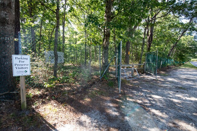 Parking is available at the entrance to Pine Neck Nature Sanctuary in East Quogue.