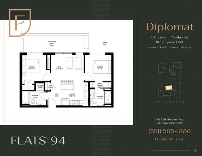Interior Photo - Flats on 94