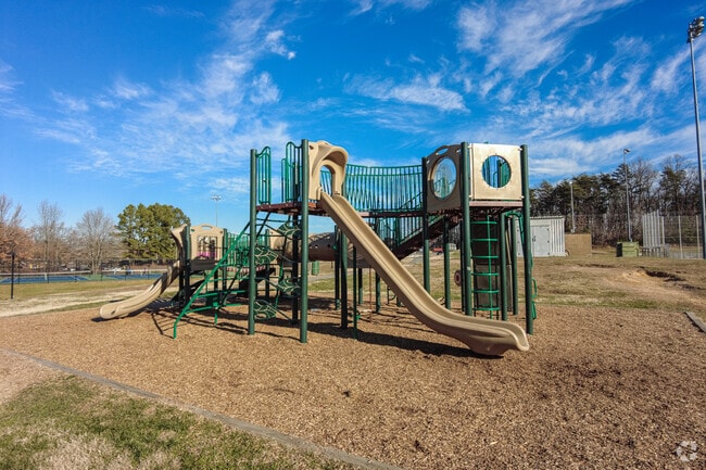 Playground at Rolling Valley West Park has a playground for Burke children.